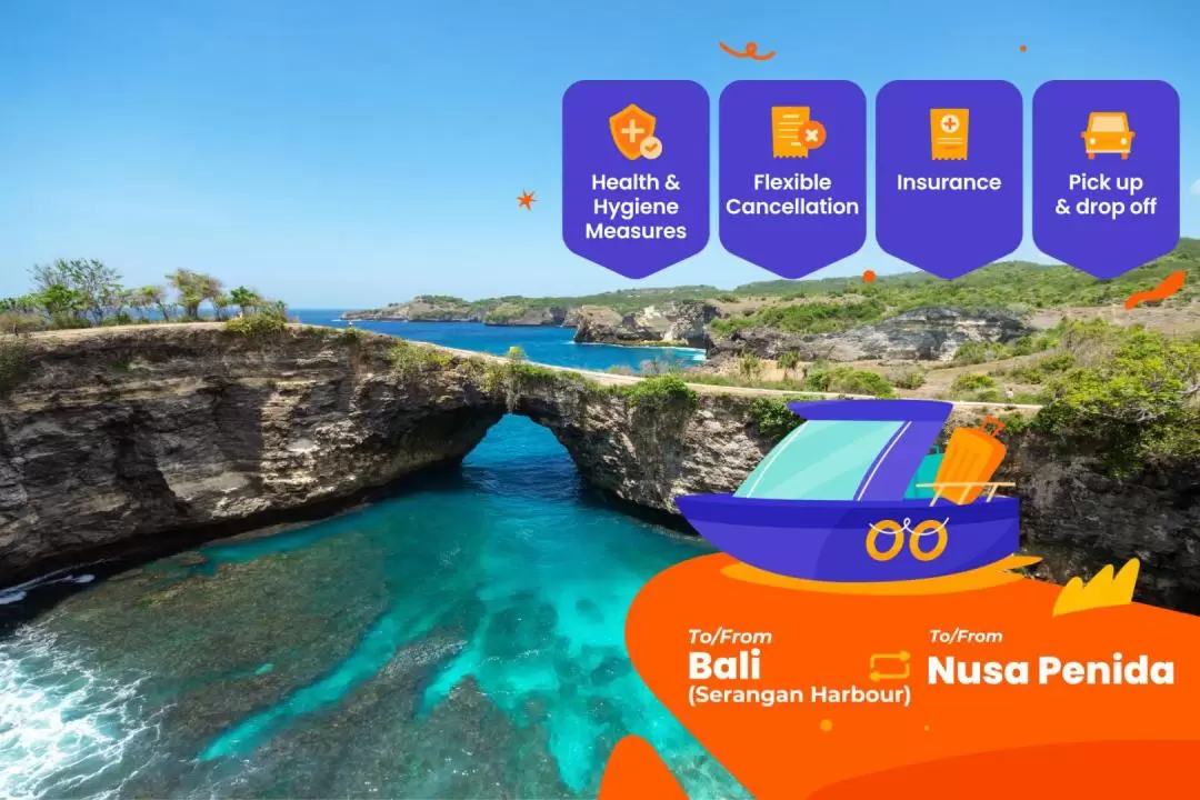 Fast Boat Ticket between Bali (Serangan Harbour) and Nusa Penida