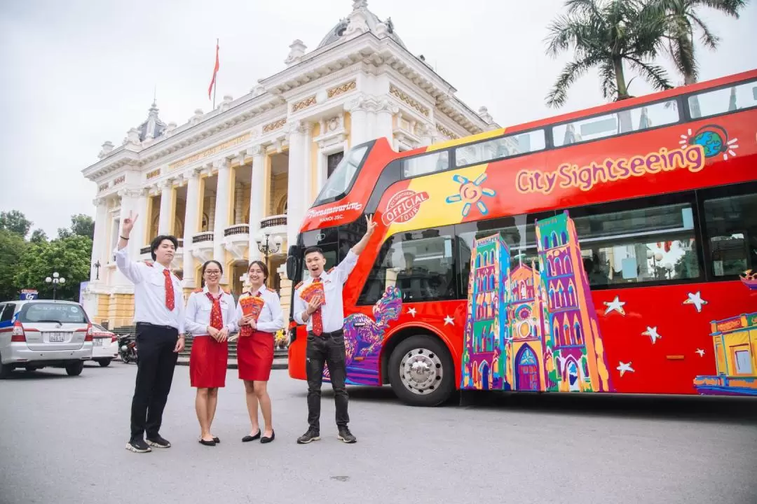 河內雙層觀光巴士票（City Sightseeing 提供）