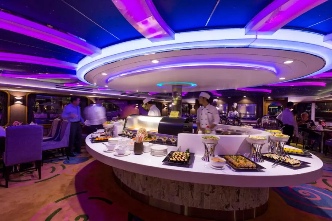 曼谷璀璨珍珠號晚餐遊船體驗