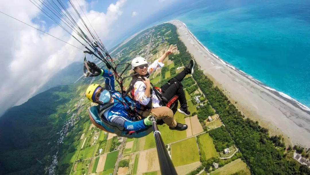 花蓮: 太魯閣布拉旦飛行基地 - 飛行傘體驗 & GoPro 空中全程攝影