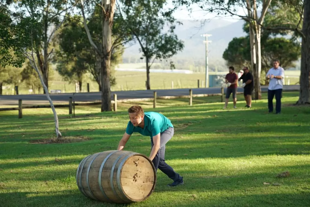 Private Hunter Valley Wine Barrel Rolling Experience