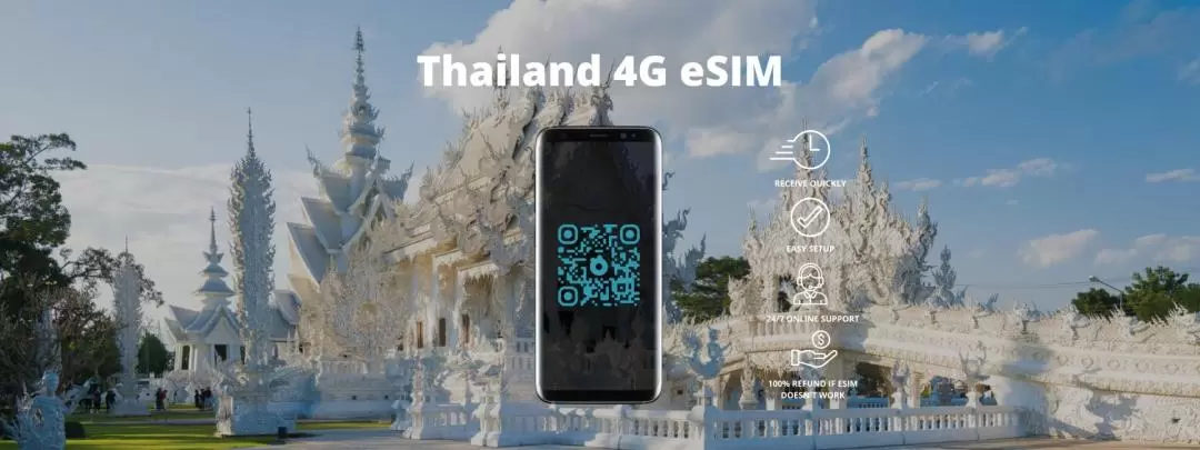 [FLASH SALE] eSIM Thailand Unlimited Data and Call Included