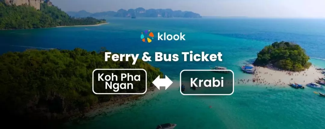 Ferry & Bus Ticket between Koh Pha Ngan and Krabi by Lomprayah