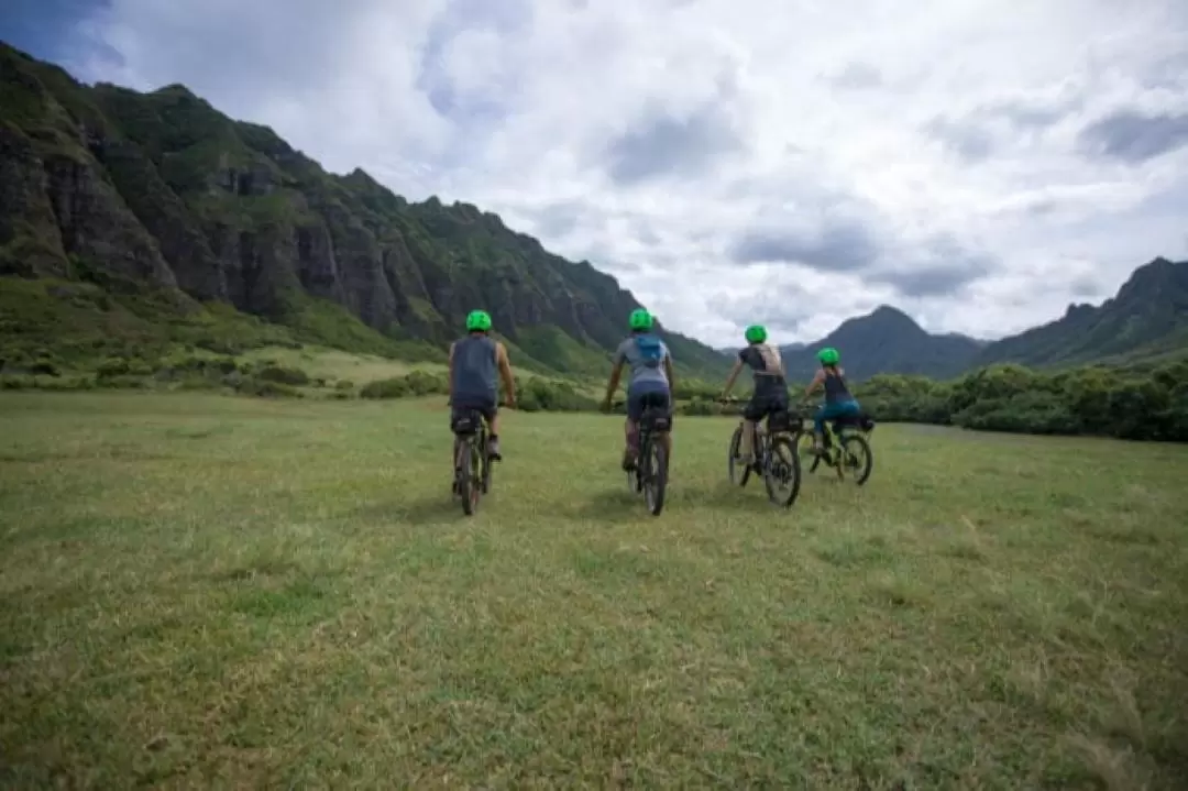 Kualoa Ranch Electric Mountain Bike Adventure Tour in Hawaii