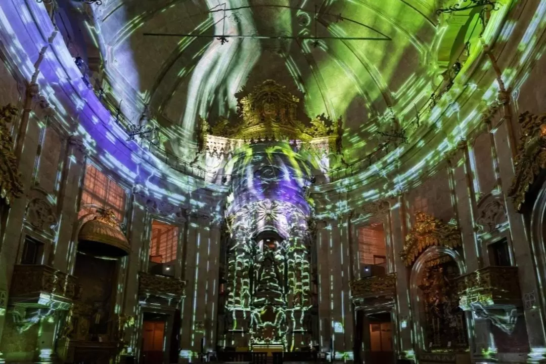 Spiritus Light Show Admission at Clerigos Church in Porto