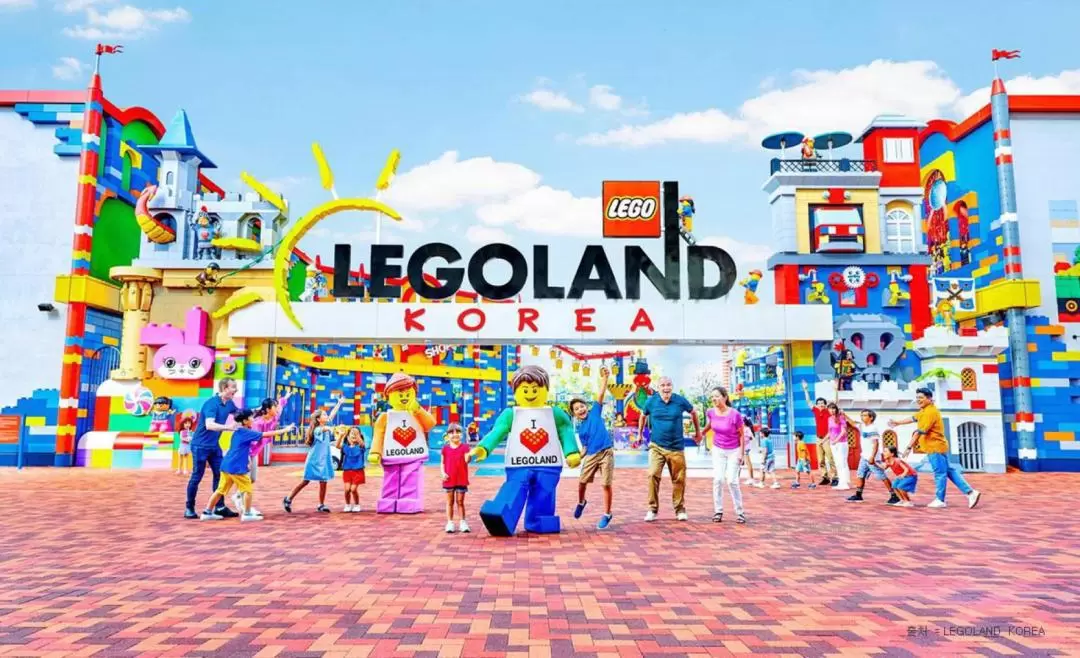 LEGOLAND+Samaksan Cablecar+Nami Island+Alpaca+RailBike Private Tour