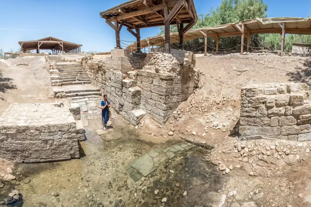 Dead Sea and Baptism Site of Jesus Christ Day Tour from Amman