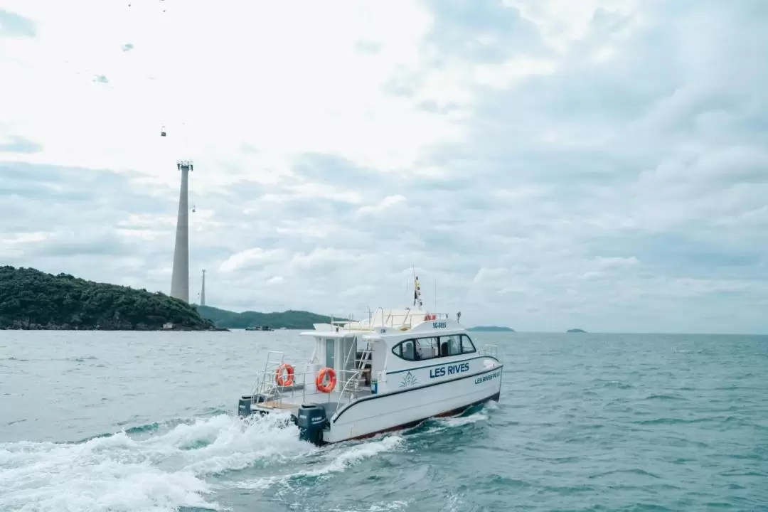 富國島快艇雙體船日落浪漫私人巡航之旅