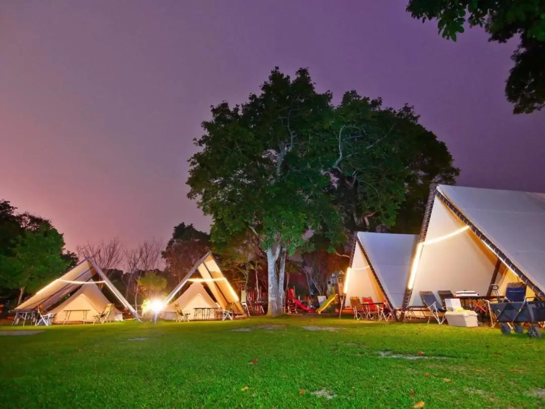 Miaoli: Bell Tent Glamping Experience in Whispering Tree Campground