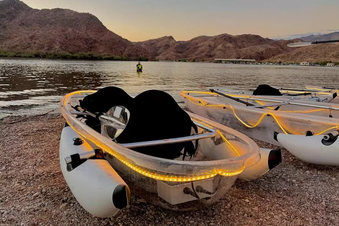 Las Vegas Neon Lights Clear-View Kayak Night Tour on the Colorado River