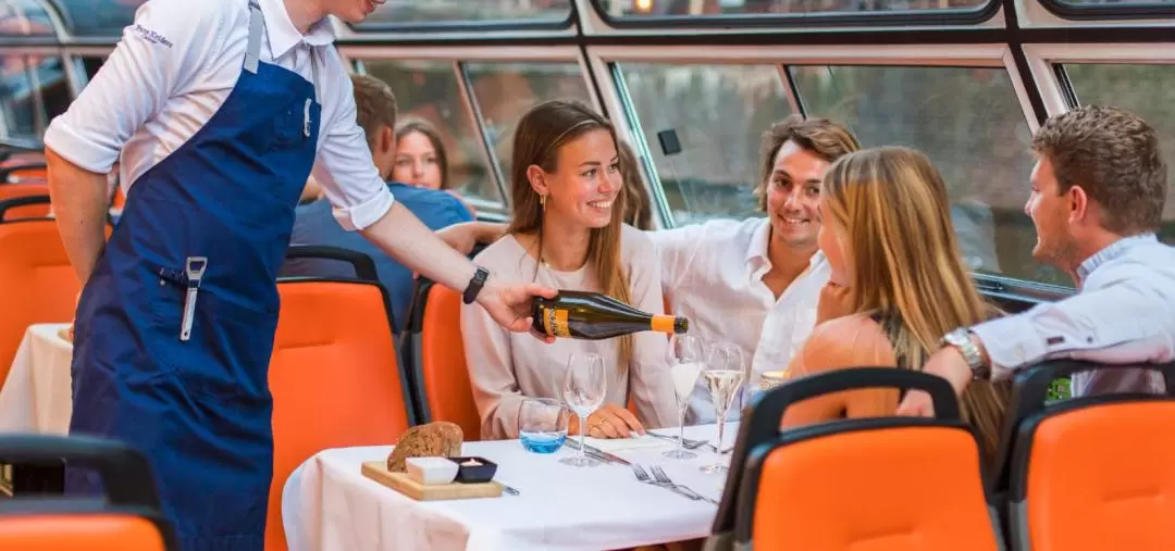 3-Course Dinner Cruise in Amsterdam 