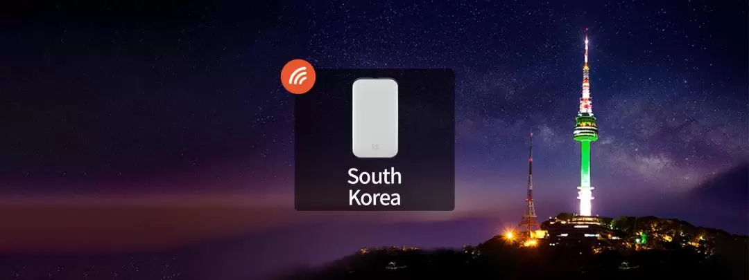South Korea 4G Pocket WiFi (KR Airports Pick Up) from KT