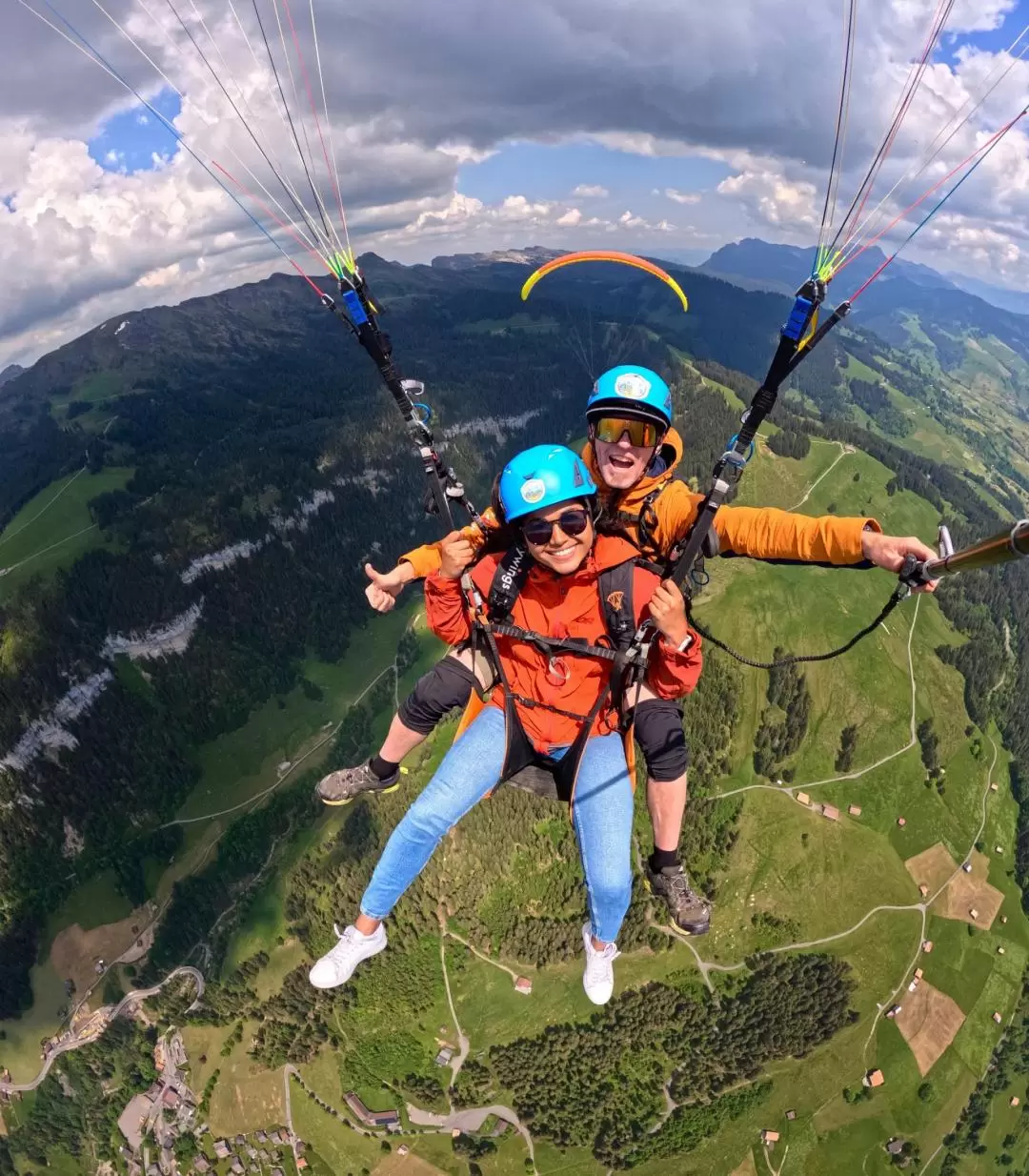 The Golden Eagle Tandem Paragliding Experience in Interlaken