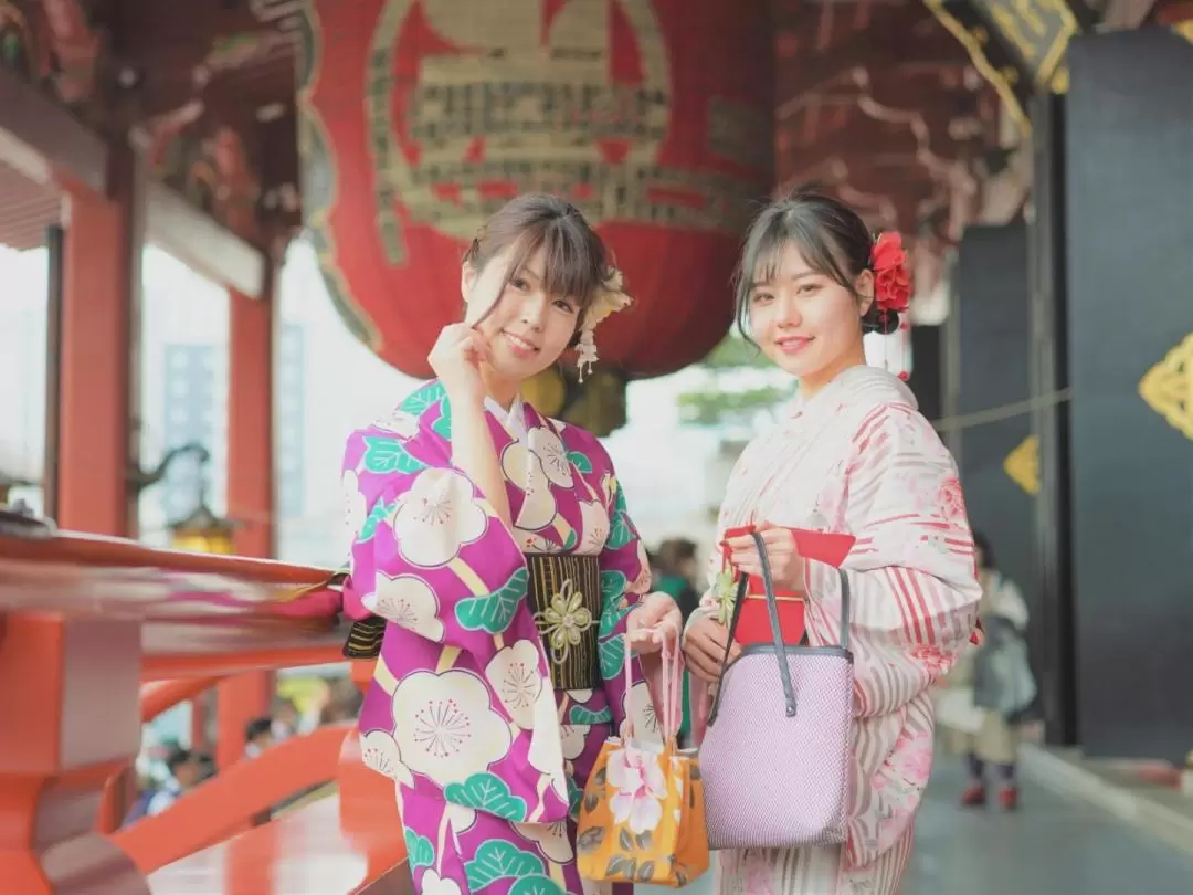 Tokyo Kimono Experience with Japanese Hairstyling (Aiwafuku Shop 3)