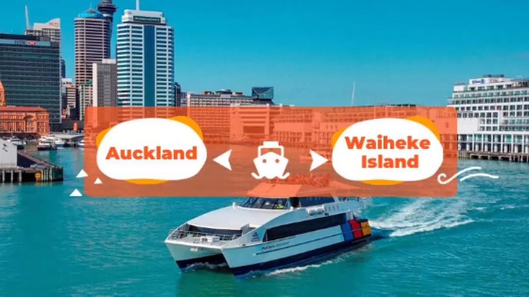 Waiheke Island Ferry from Auckland + Optional Hop On Hop Off Bus