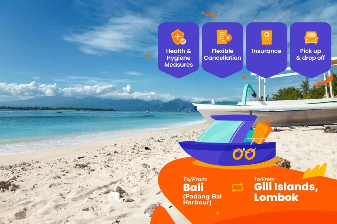 Fast Boat Ticket between Bali, Nusa Penida, Gili Islands and Lombok