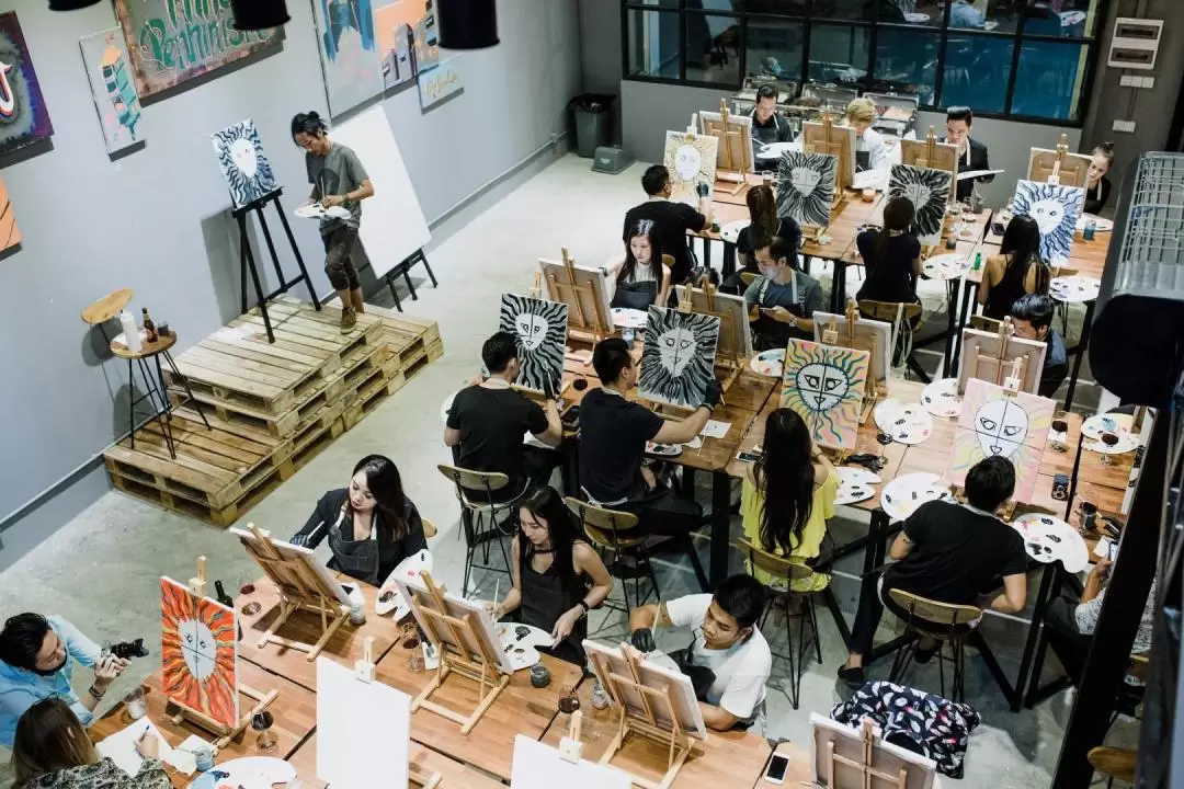 Sip and Paint Experience by The Art Bar in Phnom Penh