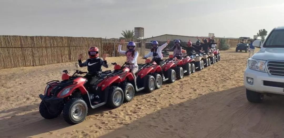 迪拜午後ATV四輪越野車冒險體驗（含燒烤晚餐）