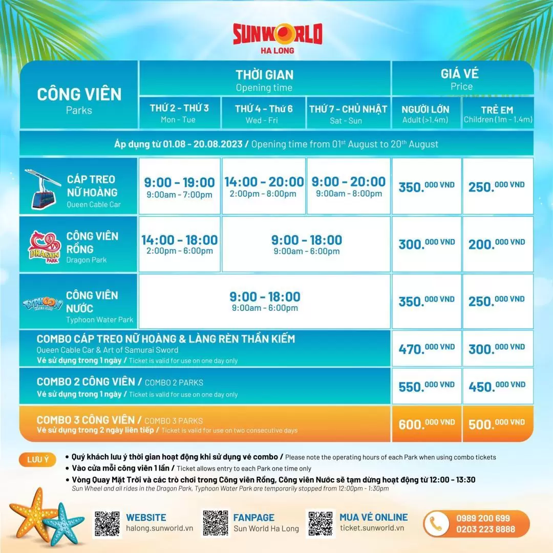 Sun World Ha Long Ticket