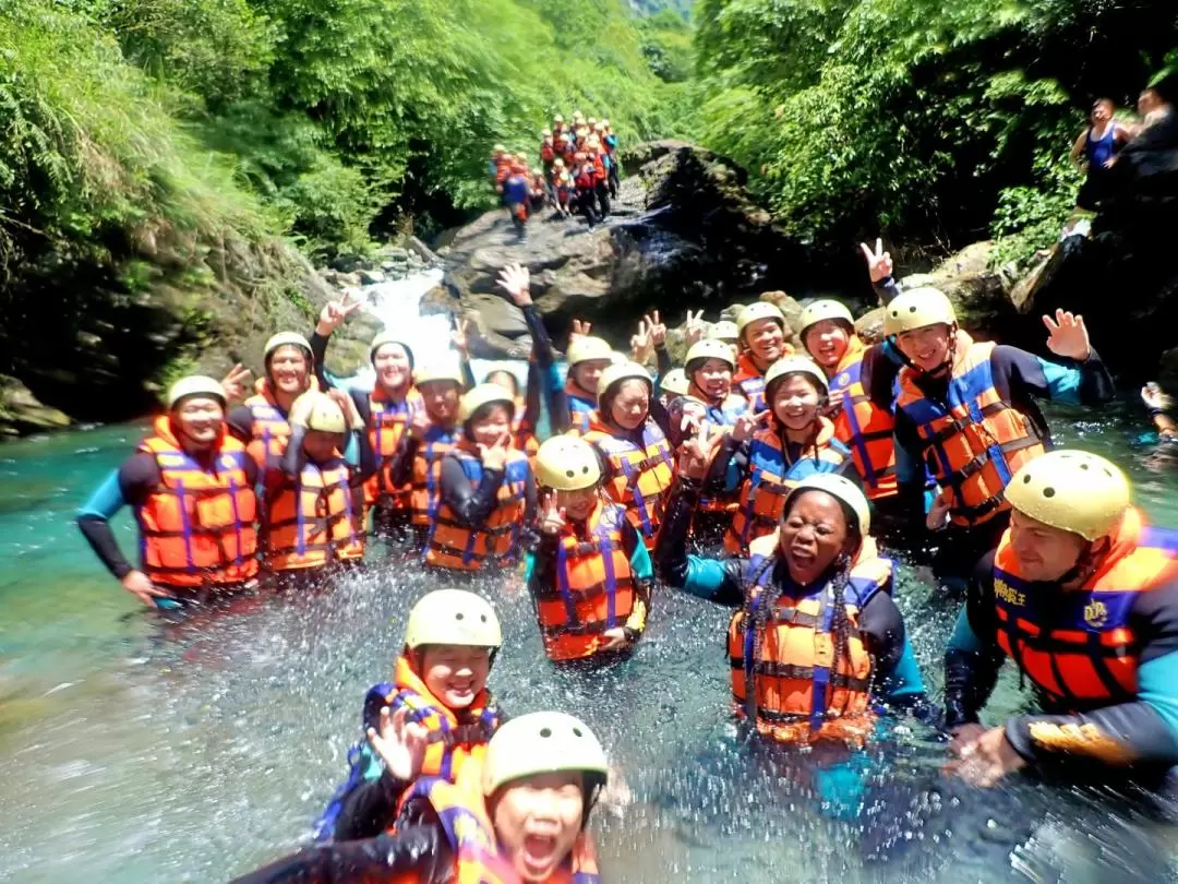 화련 숨겨진 강 래프팅 체험