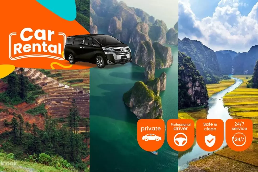 Private Car Service to Trang An (Ninh Binh), Sapa, Ha Long Bay, Hai Phong from Hanoi & Vice Versa 