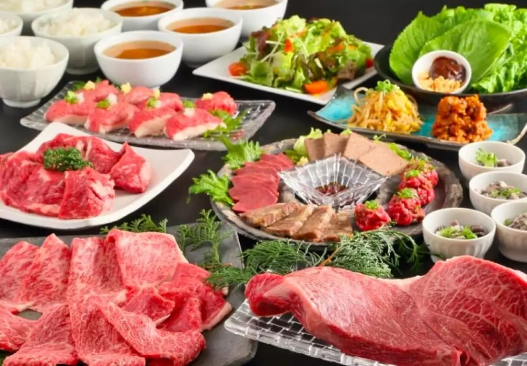  9 Outlets - MANNOYA Japanese Wagyu Yakiniku BBQ Restaurant in Osaka