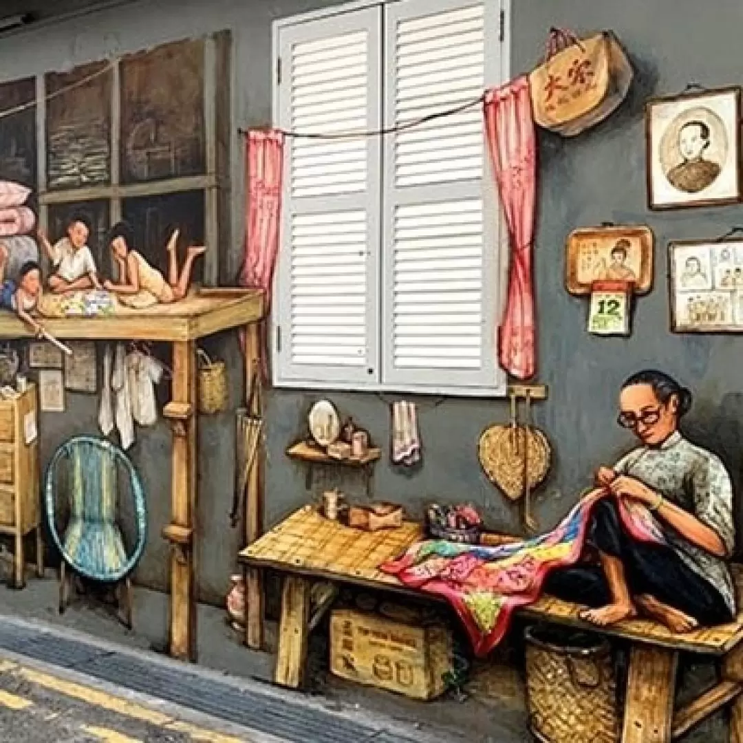 Street Murals and Heritage Tour in Chinatown and Telok Ayer