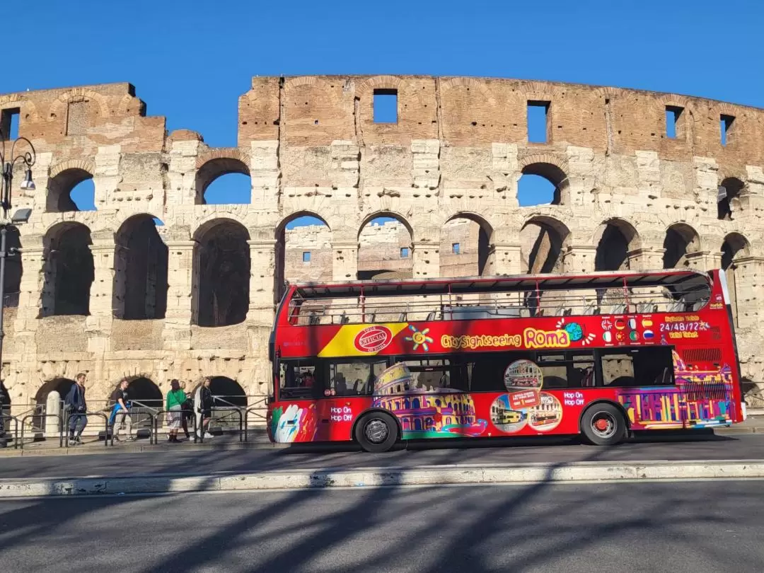 Rome Hop-On Hop-Off City Sightseeing Bus Tour