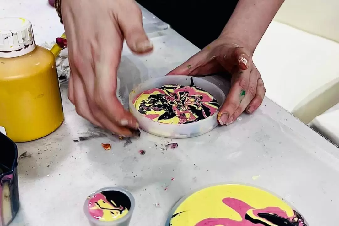 Singapore Artisan Jesmonite Coaster Experience by Lazo