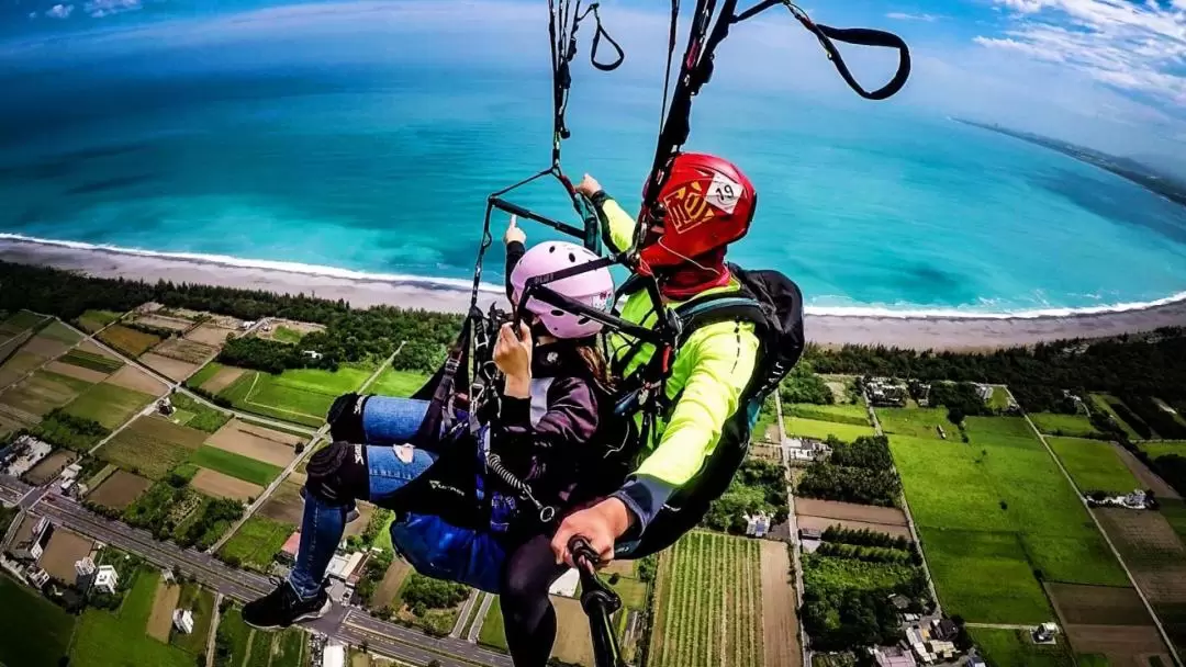 花蓮: 太魯閣布拉旦飛行基地 - 飛行傘體驗 & GoPro 空中全程攝影