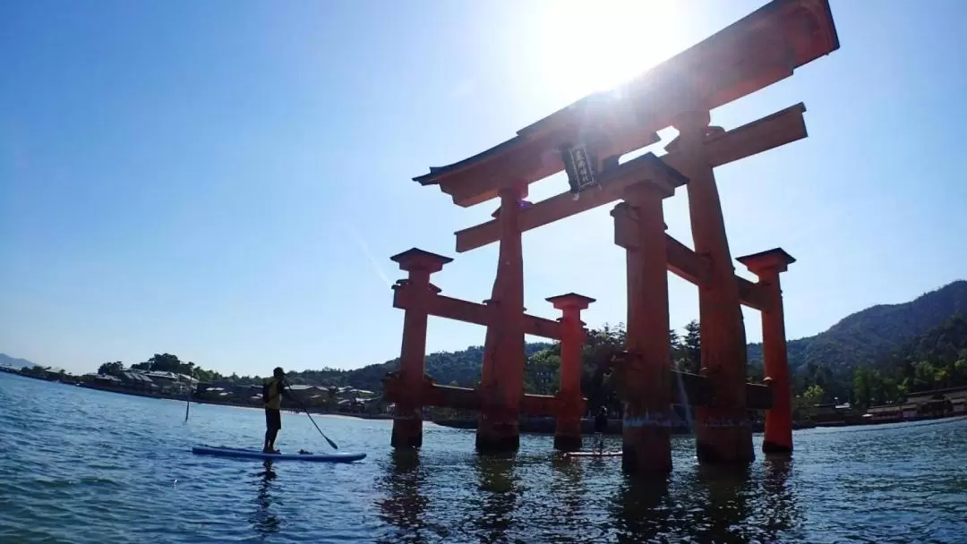 Itsukushima Shrine Stand Up Paddleboard Experience