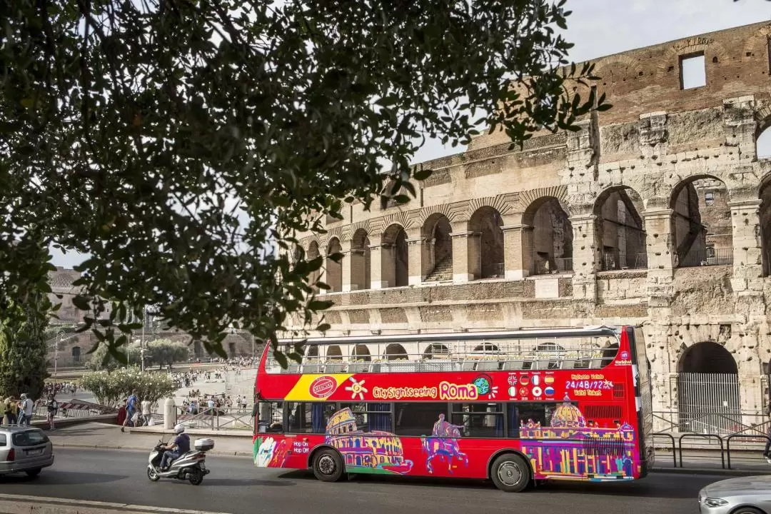 Rome Hop-On Hop-Off City Sightseeing Bus Tour