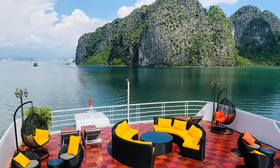 [New Route] 2D1N Ha Long and Lan Ha Bay from Ha Noi by Luxurious Magenta Cruise