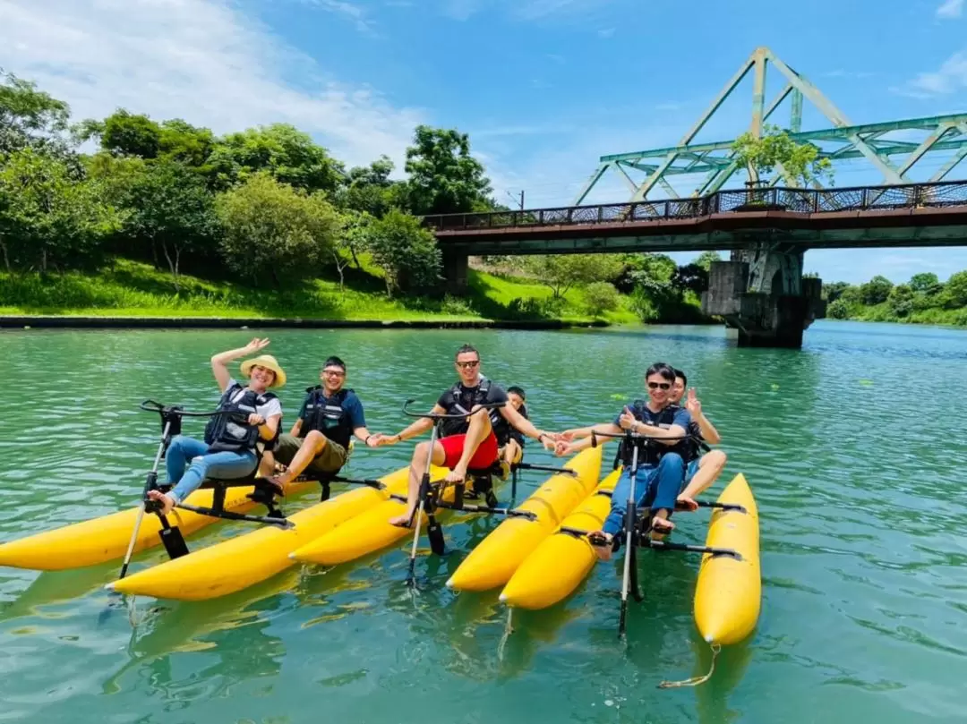 Water Bike Experience in Yilan Dongshan River