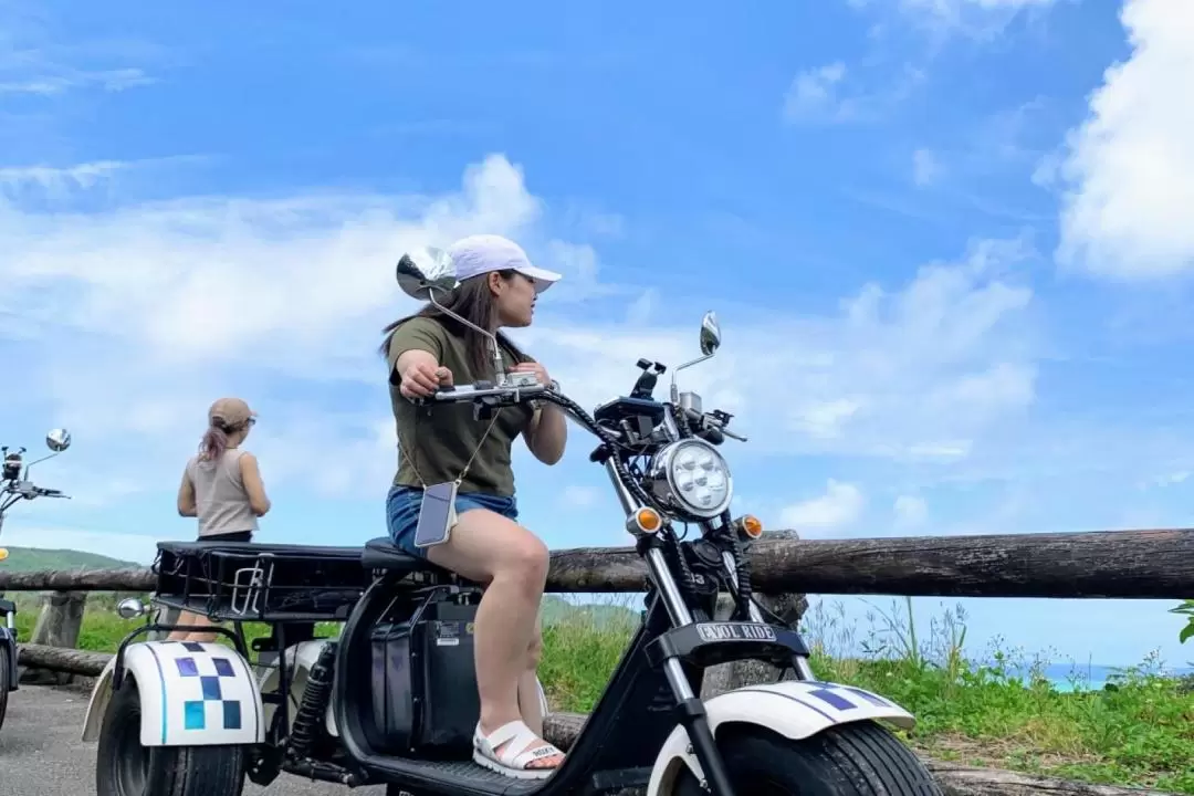 石垣島川平灣 EV Trike 三輪電動車觀光導覽（含玻璃底船）