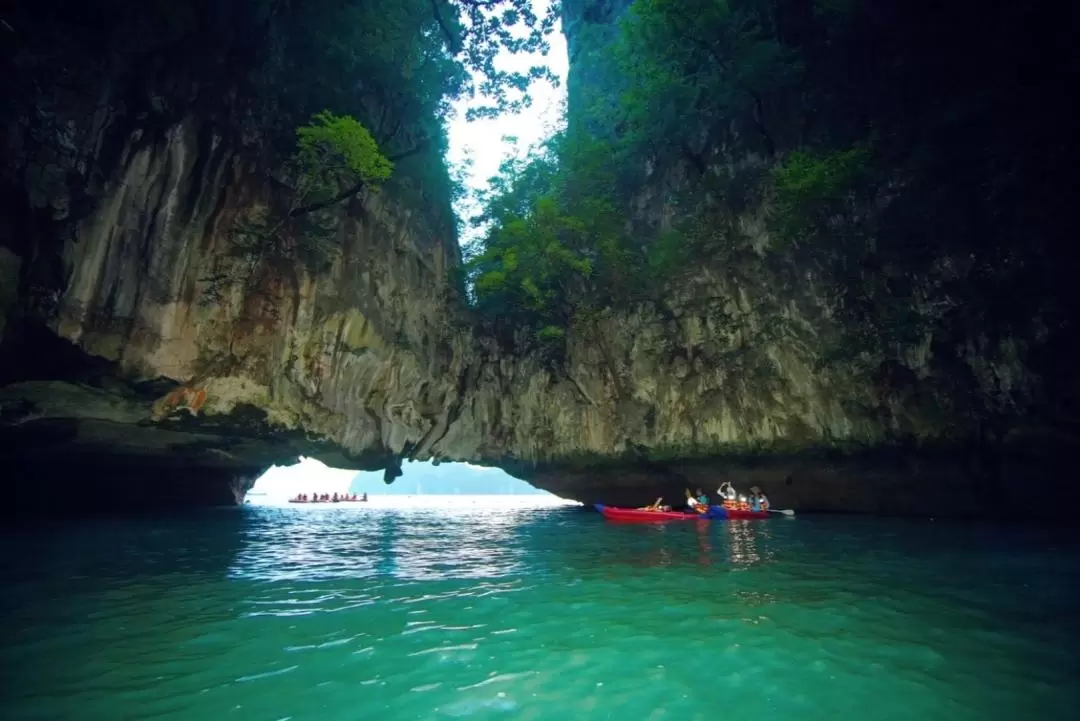 1 Day Trip Boat Tour to Samet Nangshe Viewpoint, James Born Island and Canoe Adventure