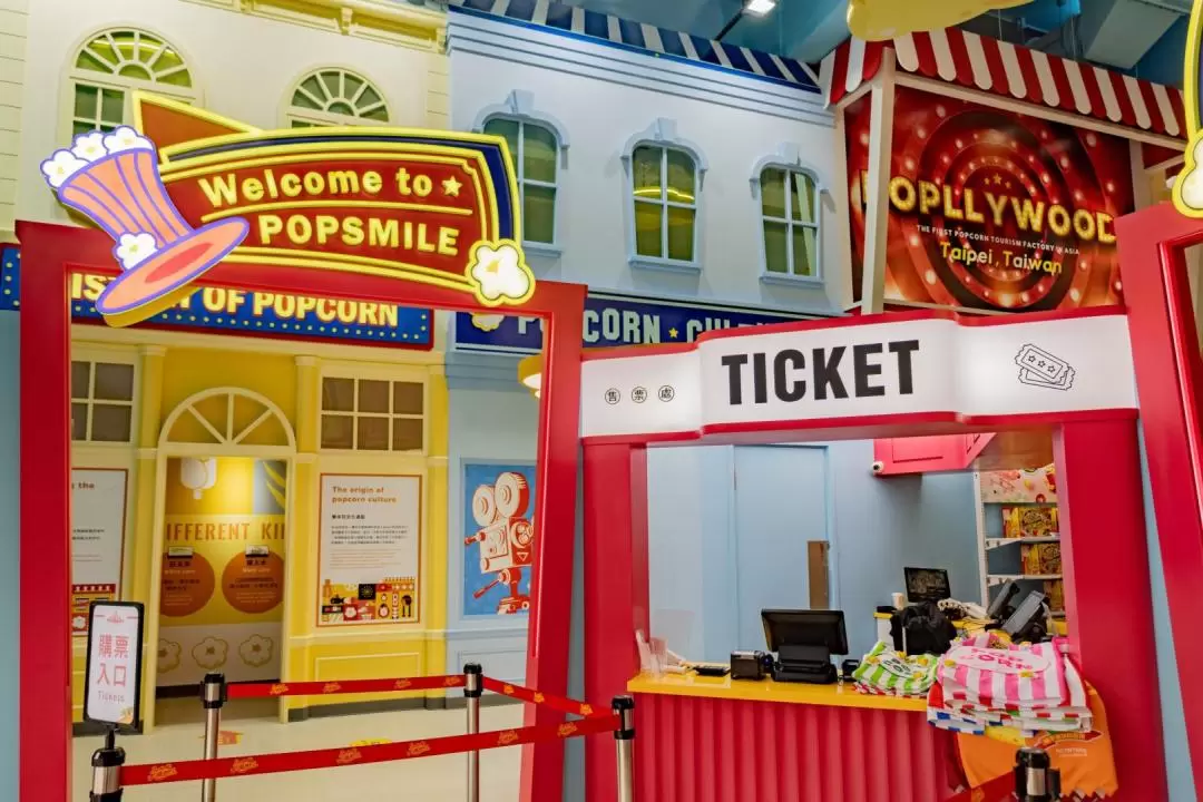 Pop-Smile Popcorn Tourist Factory Ticket in New Taipei