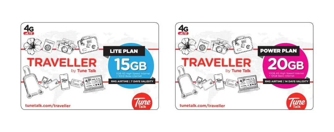 [Lite/FAST Plan] 4G SIM Card (MY Airport Pick Up) for Malaysia by Tune Talk