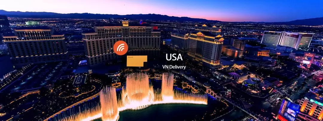 4G WiFi (VN Delivery) for Las Vegas, USA