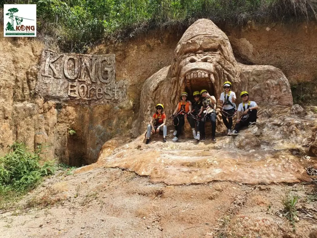 Zipline Canopy Experience at Kong Forest Nha Trang