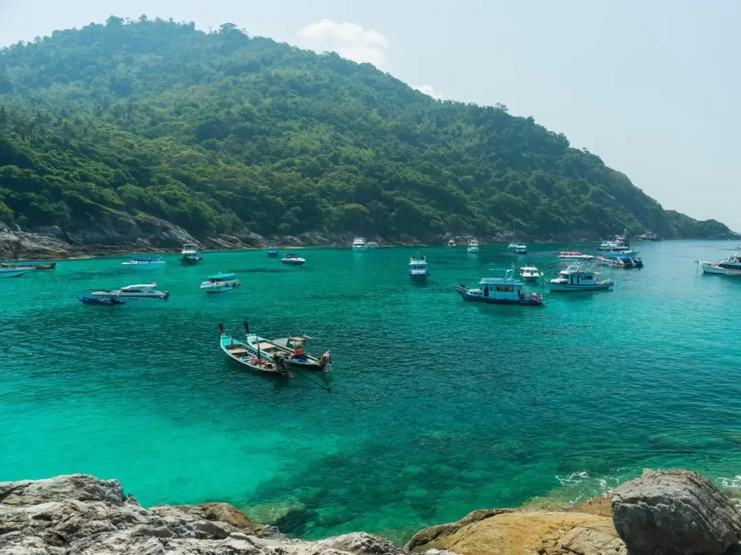 皇帝島＆珊瑚島＆蜜月島快艇之旅（普吉島出發）