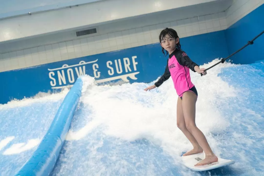 【Indoor activity】Snow & Surf Experience and Class