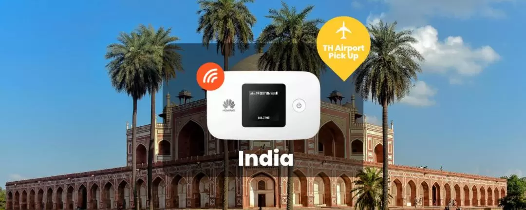 Pocket WiFi (BKK & DMK Airport Pick Up) for India