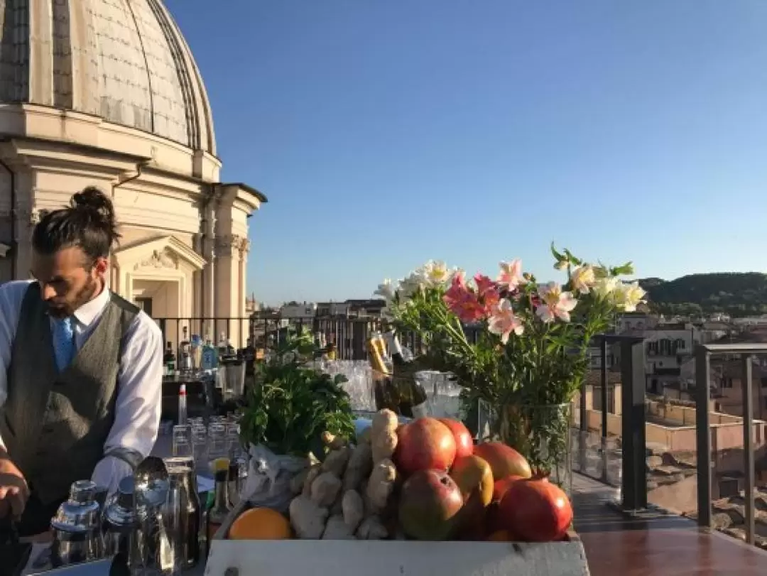 Terrace Aperitif in Terrazza Caffarelli Rome