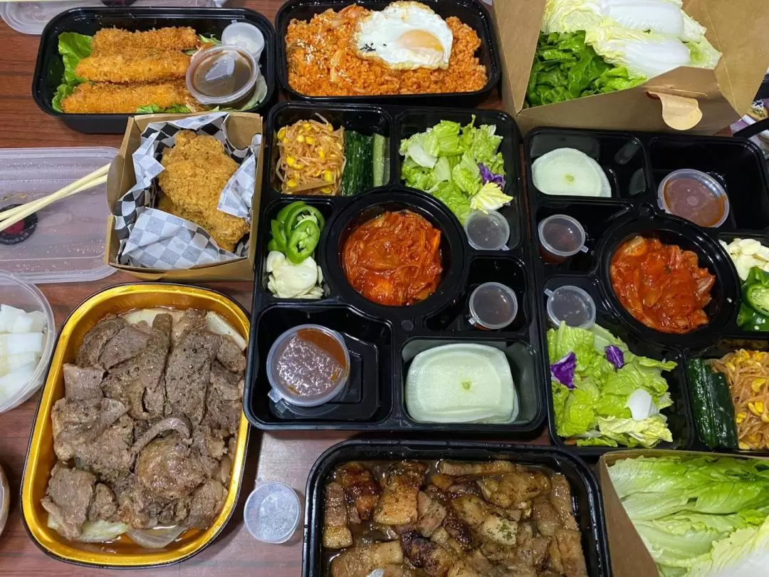 Running Pig・Korean BBQ Grilled Catering Food | Exclusive Klook Discount + FREE Delivery for Most Districts of Most Sets