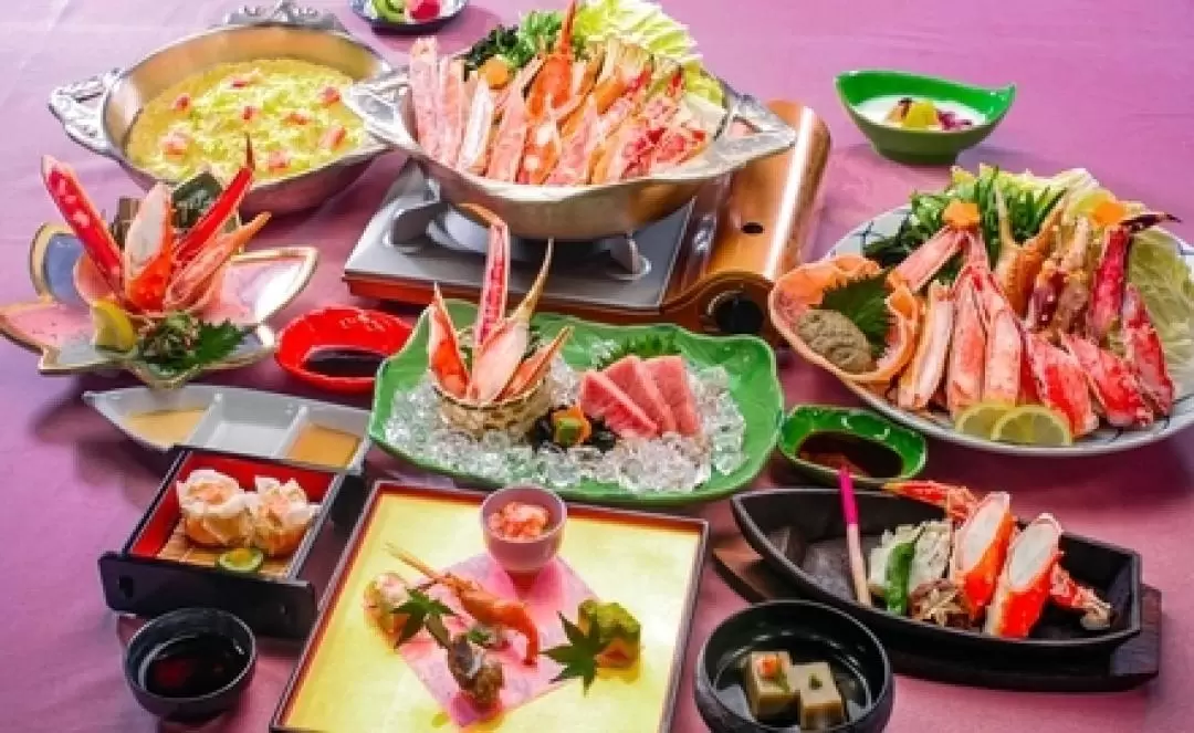 Kani Honke in Sapporo Station - Popular Crab Specialty