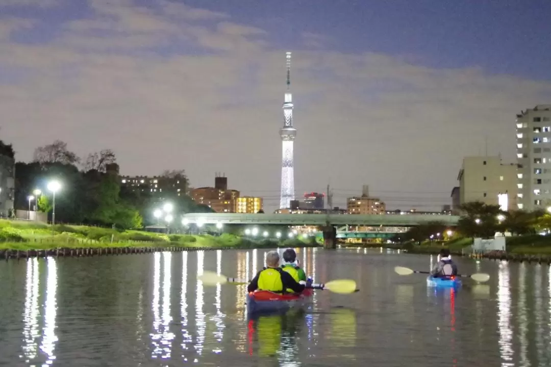 東京水上皮划艇夜遊