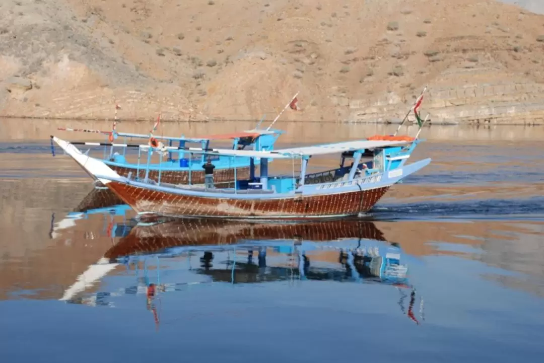 Snorkeling and Dolphin Watching Dhow Cruise in Musandam