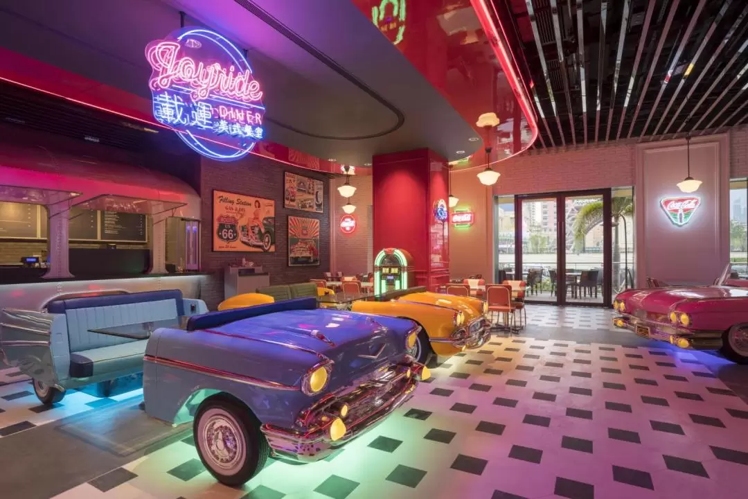 Studio City - Melco Dining Voucher for 2 People | Kiku Ramen / Joyride Diner / Rossi Pizza / Spice Road / MIAN CART NOODLES