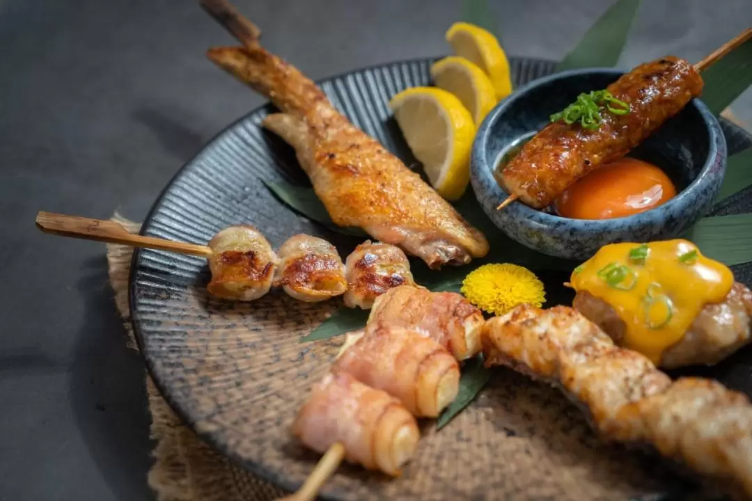 【Japanese BBQ at Home】Japanese Yakitori Skewers Platter Sets (Raw)・Sake Bar PRESENT | FREE Instant Grill | Delivery for all districts in HK (Except Remote Areas)